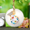 White Fortune-Pouch-Pom