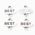 Zinc Alloy Word Plaque Charm Pendant No.160783 for DIY Necklace Bracelet Jewelry Making view 3