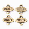 Zinc Alloy Word Plaque Charm Pendant No.160783 for DIY Necklace Bracelet Jewelry Making view 1