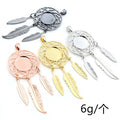 14mm 6g Gold Zinc Alloy Charm Pendant for DIY Necklace Bracelet Jewelry Making view 2