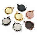 16mm 2g Zinc Alloy Charm Pendant for DIY Necklace Bracelet Jewelry Making view 1