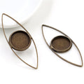 12mm 1g Zinc Alloy Charm Pendant for DIY Necklace Bracelet Jewelry Making view 2