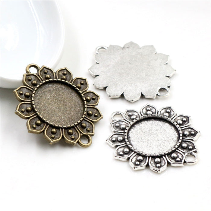 18mm 5.5g Zinc Alloy Charm Pendant for DIY Necklace Bracelet Jewelry Making