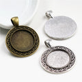 18mm 4.5g Zinc Alloy Charm Pendant for DIY Necklace Bracelet Jewelry Making view 1
