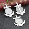 20mm 5g Zinc Alloy Charm Pendant No.477925 for DIY Necklace Bracelet Jewelry Making view 2