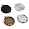 16mm Gold Zinc Alloy Charm Pendant for DIY Necklace Bracelet Jewelry Making view 1