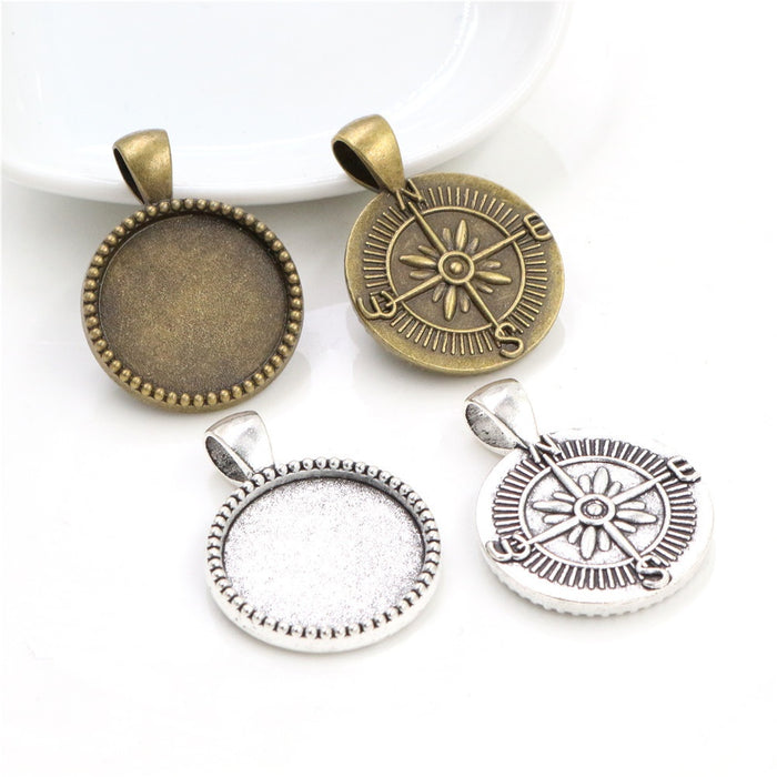 20mm 4.5g Zinc Alloy Charm Pendant No.656981 for DIY Necklace Bracelet Jewelry Making