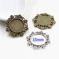15mm 3.2g Zinc Alloy Charm Pendant for DIY Necklace Bracelet Jewelry Making view 4