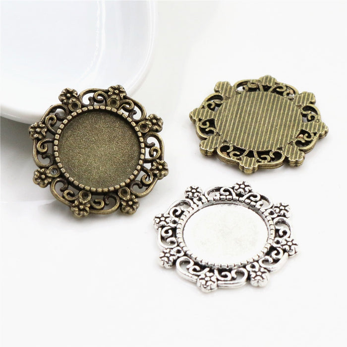 15mm 3.2g Zinc Alloy Charm Pendant for DIY Necklace Bracelet Jewelry Making