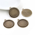 20mm 3.5g Zinc Alloy Charm Pendant for DIY Necklace Bracelet Jewelry Making view 2