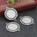 20mm 4g Zinc Alloy Charm Pendant No.816077 for DIY Necklace Bracelet Jewelry Making view 3