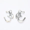 Zinc Alloy Number Charm Pendant No.967473 for DIY Necklace Bracelet Jewelry Making view 3