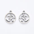 Zinc Alloy Number Charm Pendant for DIY Necklace Bracelet Jewelry Making view 3