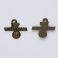 Zinc Alloy Letter Charm Pendant No.926227 for DIY Necklace Bracelet Jewelry Making view 2