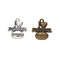 Zinc Alloy Letter Charm Pendant for DIY Necklace Bracelet Jewelry Making view 4