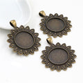 20mm 9g Zinc Alloy Charm Pendant No.259321 for DIY Necklace Bracelet Jewelry Making view 3