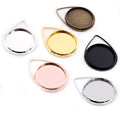 20mm 1.5g Zinc Alloy Charm Pendant for DIY Necklace Bracelet Jewelry Making view 2