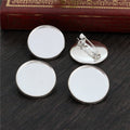 20mm Inner Diameter Brooch Pendant Tray Base 2g DIY Jewelry Cabochon Setting Accessory view 3