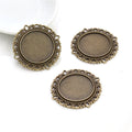 20mm 4g Gold Zinc Alloy Charm Pendant for DIY Necklace Bracelet Jewelry Making view 2