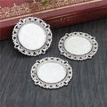 20mm 4g Gold Zinc Alloy Charm Pendant for DIY Necklace Bracelet Jewelry Making view 3