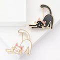 Alloy Enamel Cat Brooch For Women's Suits And Jackets view 1