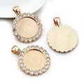 20mm 7g Zinc Alloy Charm Pendant No.677936 for DIY Necklace Bracelet Jewelry Making view 2