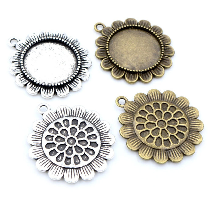 20mm 5.5g Zinc Alloy Charm Pendant for DIY Necklace Bracelet Jewelry Making