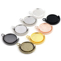 30mm Gold Zinc Alloy Charm Pendant No.768731 for DIY Necklace Bracelet Jewelry Making view 1