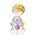 Metal Alloy Enamel Basketball Boy Lapel Pin For Jackets Brooch view 5