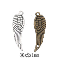 Zinc Alloy Wings Charm Pendant for DIY Necklace Bracelet Jewelry Making view 1