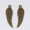 Zinc Alloy Wing Charm Pendant No.166474 for DIY Necklace Bracelet Jewelry Making view 2