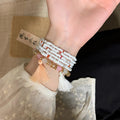Bohemian Multi Layer Glass Seed Bead Bracelet For Women Retro Ethnic Geometric Circle Jewelry view 4