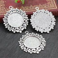 25mm 8g Zinc Alloy Charm Pendant for DIY Necklace Bracelet Jewelry Making view 2