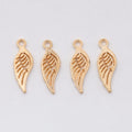Zinc Alloy Small Wing Charm Pendant for DIY Necklace Bracelet Jewelry Making view 2