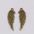 Zinc Alloy Wing Charm Pendant No.277716 for DIY Necklace Bracelet Jewelry Making view 2