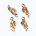 Zinc Alloy Wing Charm Pendant No.508702 for DIY Necklace Bracelet Jewelry Making view 2