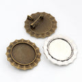 25mm Inner Diameter Brooch Alloy Pendant Tray, 8g DIY Jewelry Base Setting Accessory view 1