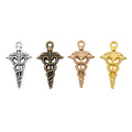 Zinc Alloy Winged Snake Sword Charm Pendant for DIY Necklace Bracelet Jewelry Making view 5