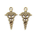 Zinc Alloy Winged Snake Sword Charm Pendant for DIY Necklace Bracelet Jewelry Making view 2