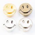 Zinc Alloy Smiley Face Charm Pendant for DIY Necklace Bracelet Jewelry Making view 1