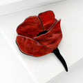Alloy Acrylic Enamel Rose Brooch Pin For Womens Apparel view 3