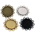25mm Inner Diameter 9g Brooch Alloy Pendant Tray Setting Base For DIY Jewelry Accessories view 5