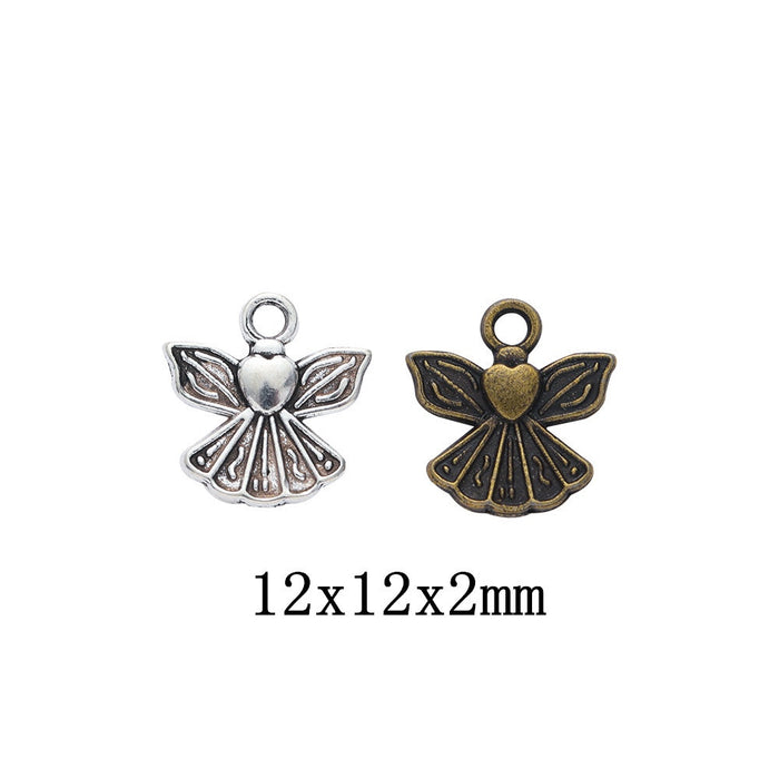 Zinc Alloy Angel Charm Pendant for DIY Necklace Bracelet Jewelry Making