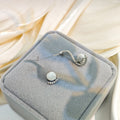 Elegant Korean S-Shaped Pearl Studs With Rhinestone Zircon Alloy Silver Needle Luxury Fashion Earrings view 4