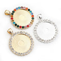 25mm 8g Gold Zinc Alloy Charm Pendant No.815825 for DIY Necklace Bracelet Jewelry Making view 5