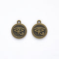 Zinc Alloy Eye Charm Pendant for DIY Necklace Bracelet Jewelry Making view 3