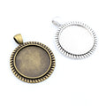 25mm 6g Zinc Alloy Charm Pendant No.387515 for DIY Necklace Bracelet Jewelry Making view 1