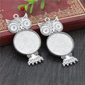25mm 10g Zinc Alloy Charm Pendant No.387641 for DIY Necklace Bracelet Jewelry Making view 4