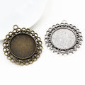 25mm 9g Zinc Alloy Charm Pendant No.527062 for DIY Necklace Bracelet Jewelry Making view 1