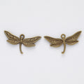 Zinc Alloy Dragonfly Charm Pendant for DIY Necklace Bracelet Jewelry Making view 2